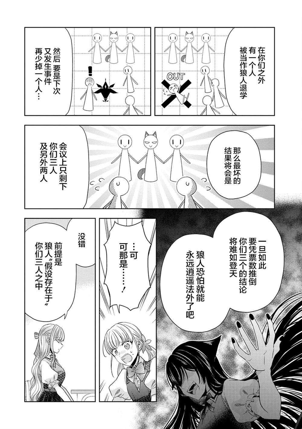 纯白少女的狼人杀 第26话 第4页